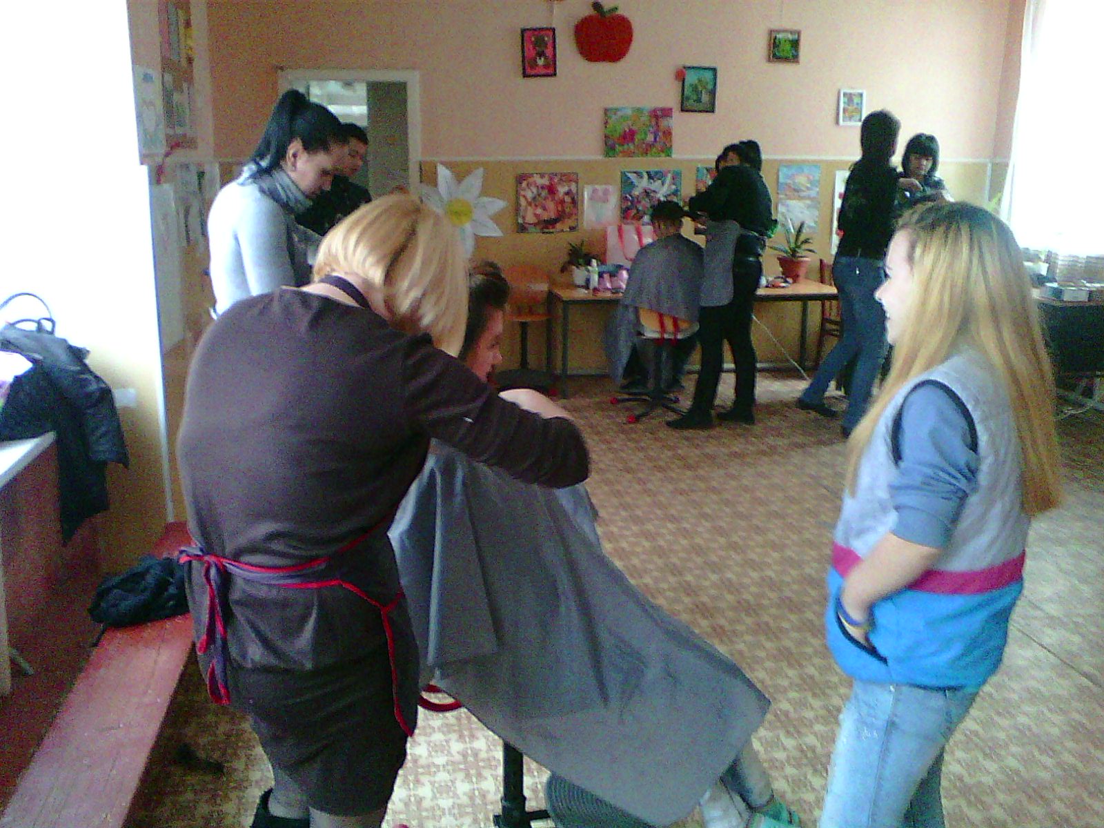 Парикмахеры на практике