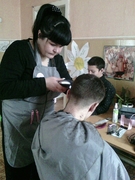 Парикмахеры на практике