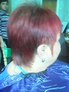 Женская короткая стрижка.